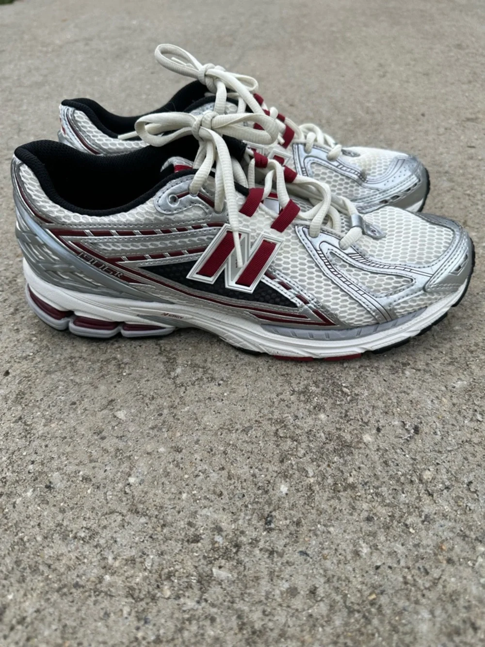New Balance 1906R Silver Metallic Classic Crimson Men's Shoes Sneakers M1906REA